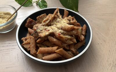 Mushroom & Smoked Tempeh Pasta